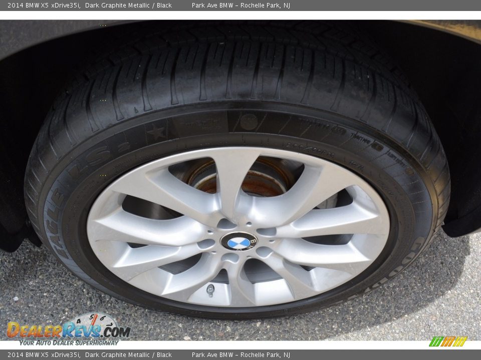 2014 BMW X5 xDrive35i Dark Graphite Metallic / Black Photo #34