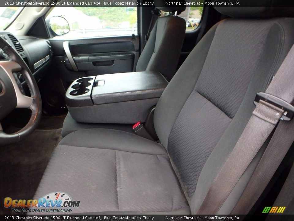 2013 Chevrolet Silverado 1500 LT Extended Cab 4x4 Blue Topaz Metallic / Ebony Photo #8