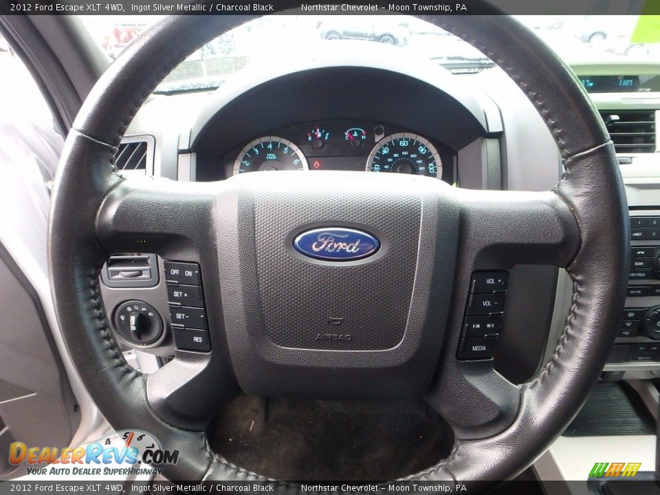 2012 Ford Escape XLT 4WD Ingot Silver Metallic / Charcoal Black Photo #27