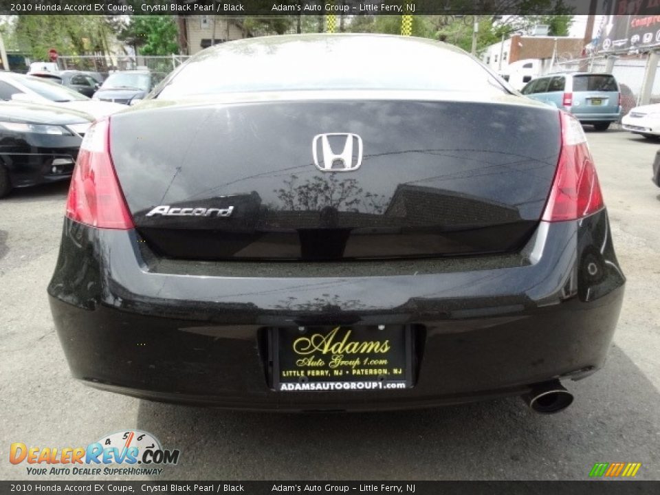 2010 Honda Accord EX Coupe Crystal Black Pearl / Black Photo #5