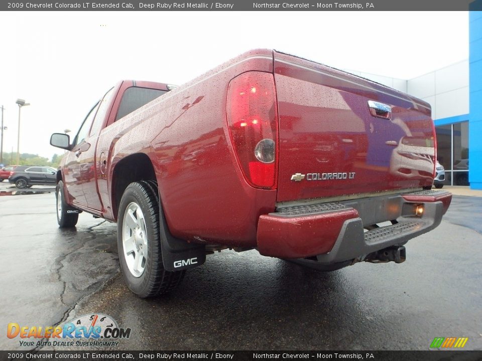2009 Chevrolet Colorado LT Extended Cab Deep Ruby Red Metallic / Ebony Photo #5