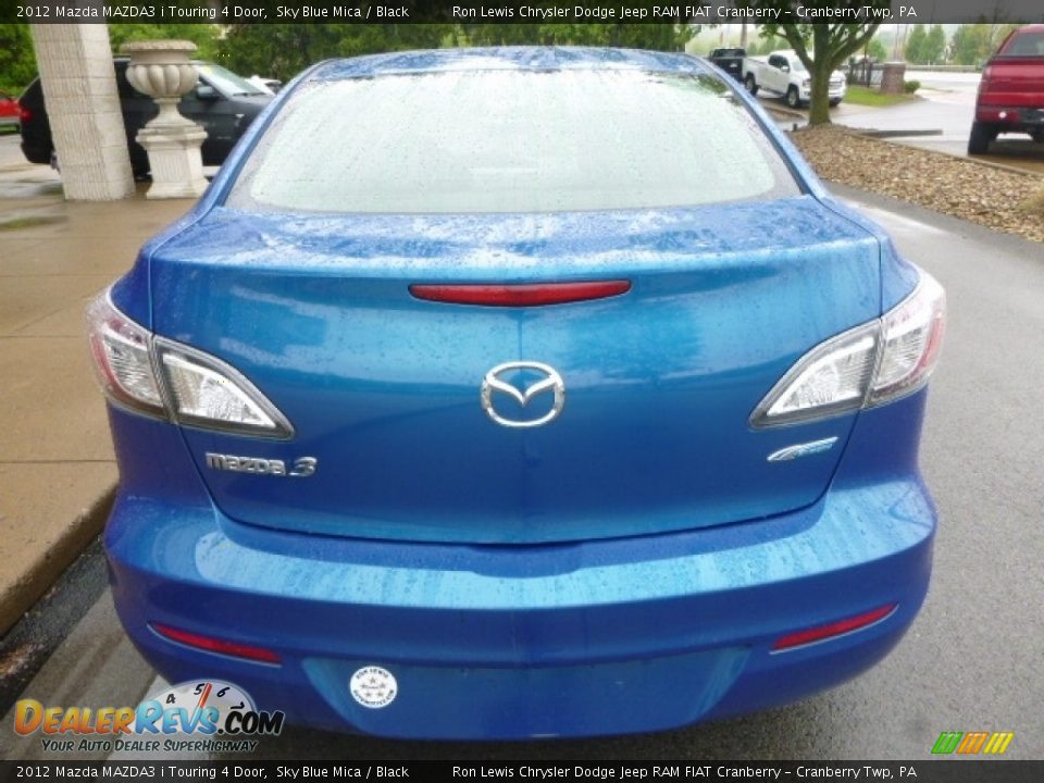 2012 Mazda MAZDA3 i Touring 4 Door Sky Blue Mica / Black Photo #8