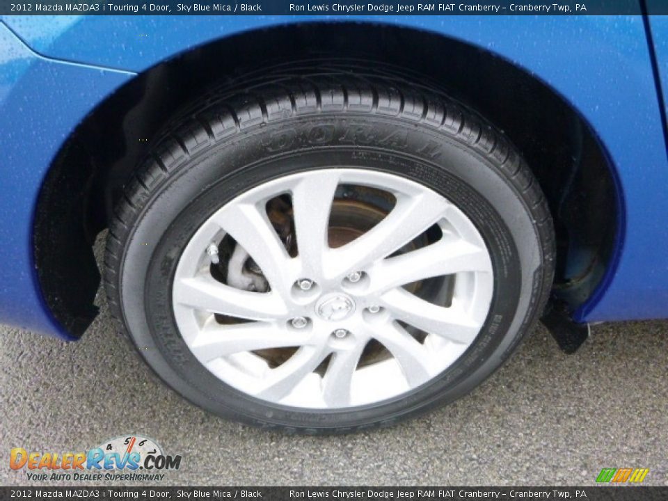 2012 Mazda MAZDA3 i Touring 4 Door Sky Blue Mica / Black Photo #9