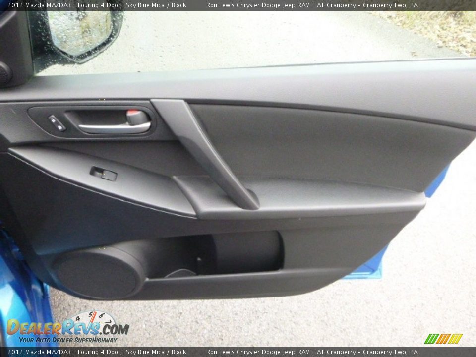 2012 Mazda MAZDA3 i Touring 4 Door Sky Blue Mica / Black Photo #11
