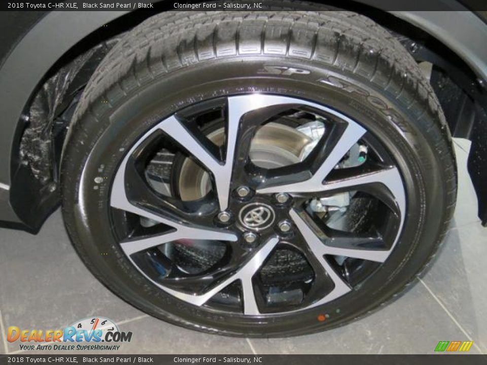 2018 Toyota C-HR XLE Black Sand Pearl / Black Photo #7