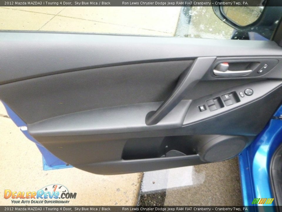 2012 Mazda MAZDA3 i Touring 4 Door Sky Blue Mica / Black Photo #16