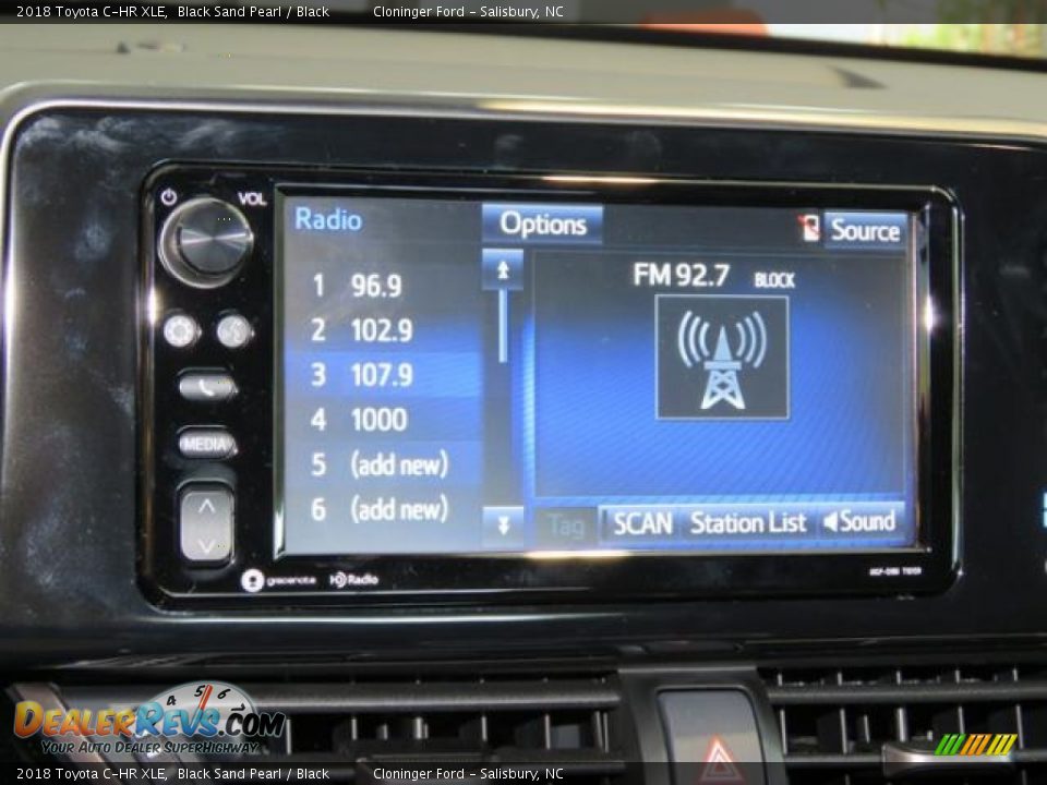 2018 Toyota C-HR XLE Black Sand Pearl / Black Photo #16