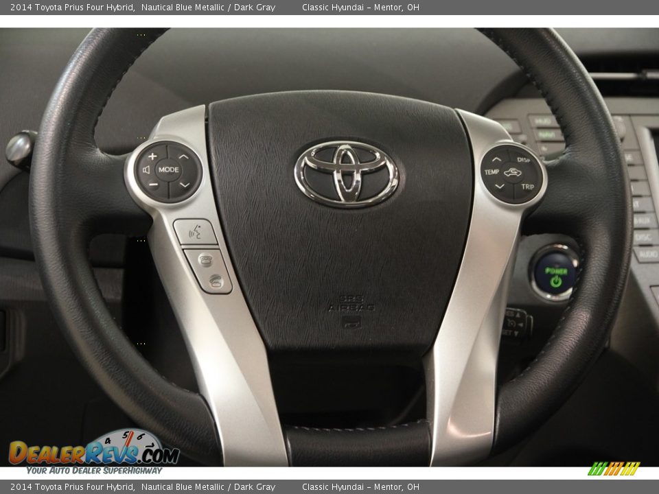 2014 Toyota Prius Four Hybrid Steering Wheel Photo #7