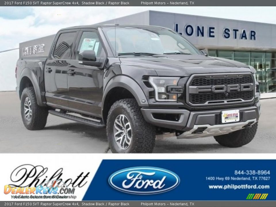 2017 Ford F150 SVT Raptor SuperCrew 4x4 Shadow Black / Raptor Black Photo #1