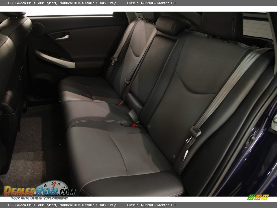 2014 Toyota Prius Four Hybrid Nautical Blue Metallic / Dark Gray Photo #18