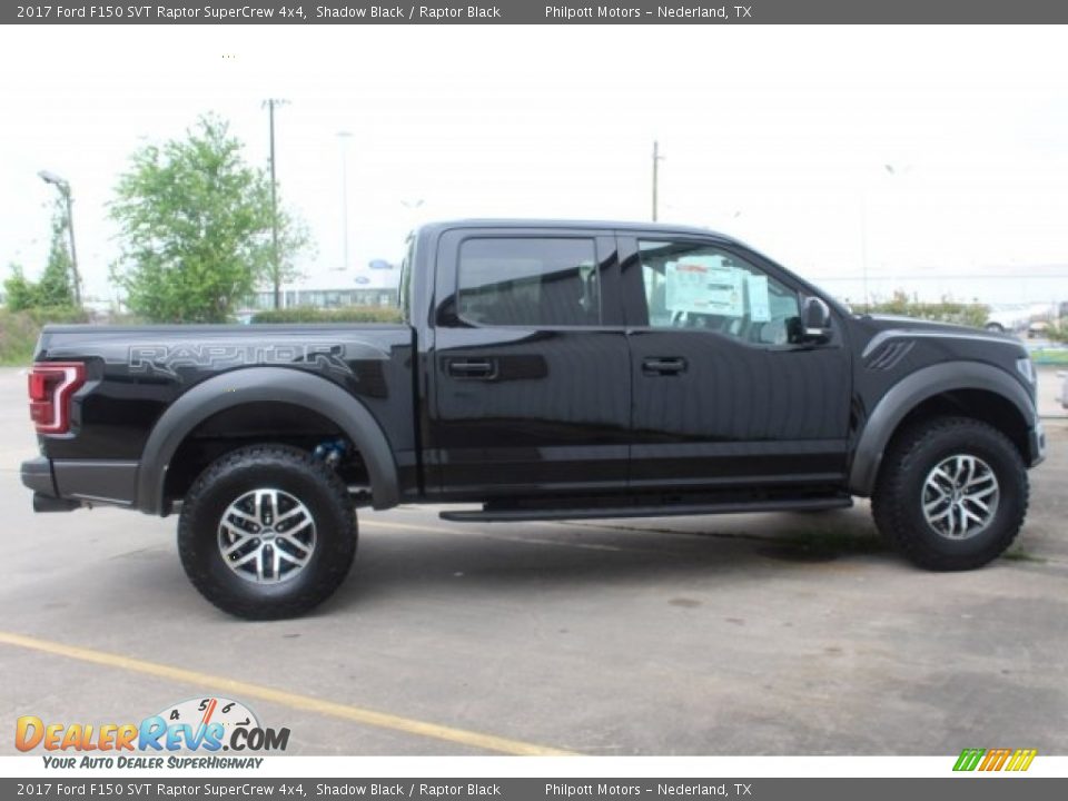 Shadow Black 2017 Ford F150 SVT Raptor SuperCrew 4x4 Photo #8