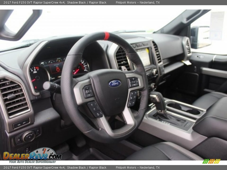 Dashboard of 2017 Ford F150 SVT Raptor SuperCrew 4x4 Photo #14
