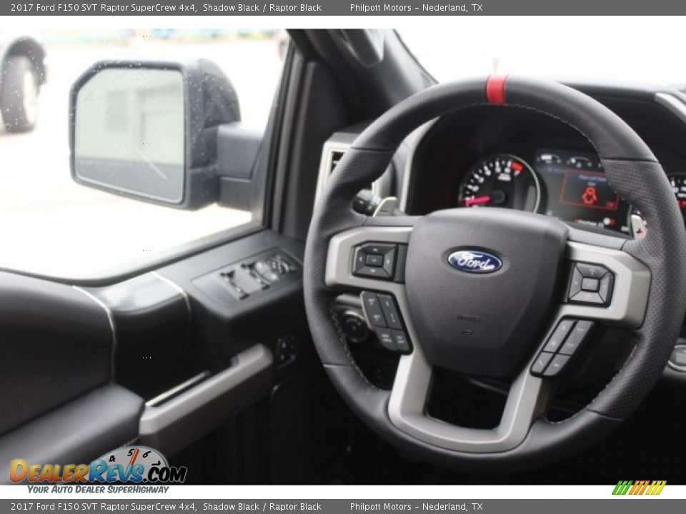 2017 Ford F150 SVT Raptor SuperCrew 4x4 Steering Wheel Photo #32