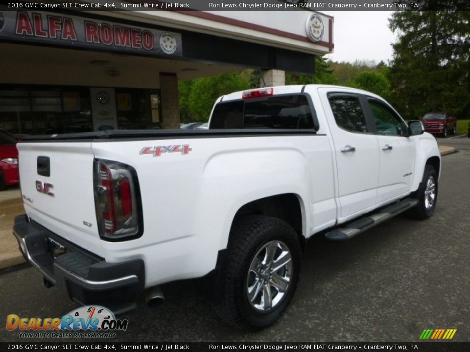 2016 GMC Canyon SLT Crew Cab 4x4 Summit White / Jet Black Photo #2