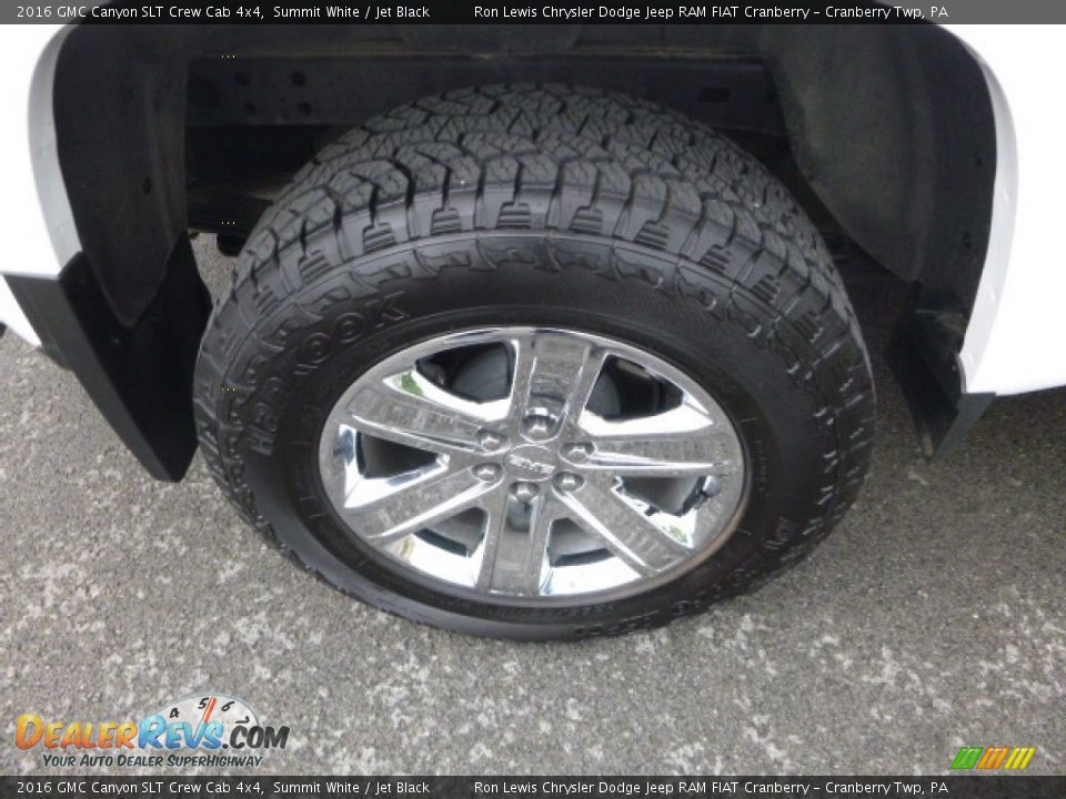 2016 GMC Canyon SLT Crew Cab 4x4 Summit White / Jet Black Photo #3