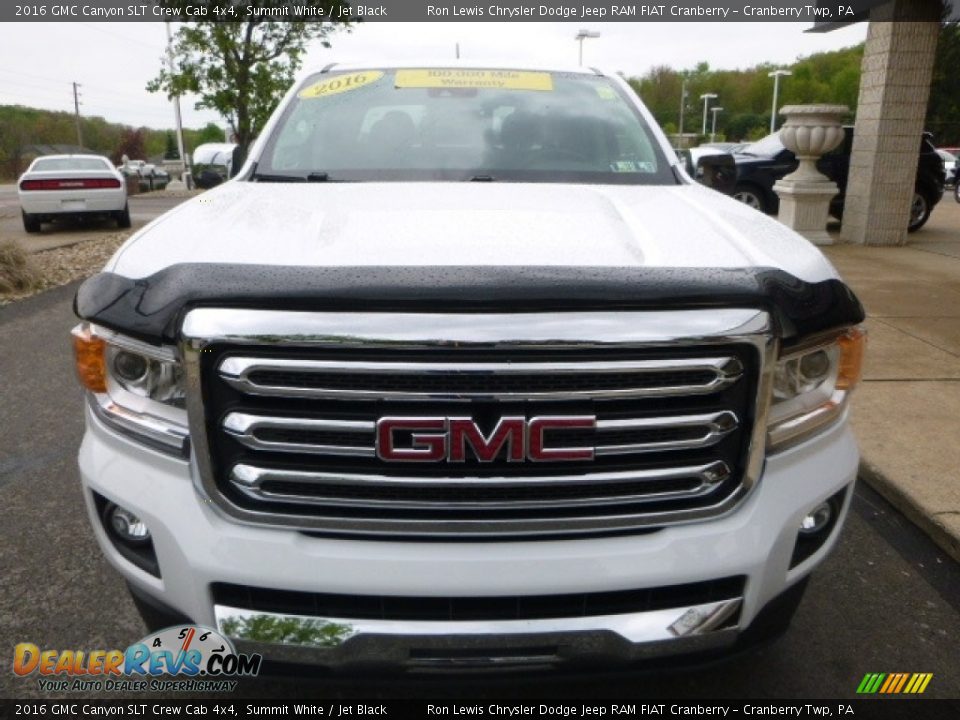 2016 GMC Canyon SLT Crew Cab 4x4 Summit White / Jet Black Photo #7
