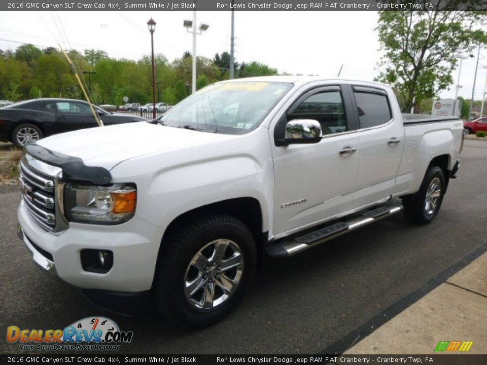 2016 GMC Canyon SLT Crew Cab 4x4 Summit White / Jet Black Photo #8