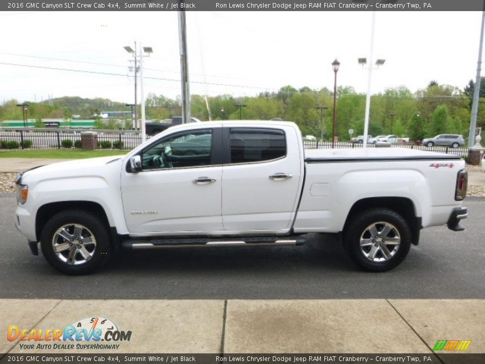 2016 GMC Canyon SLT Crew Cab 4x4 Summit White / Jet Black Photo #9