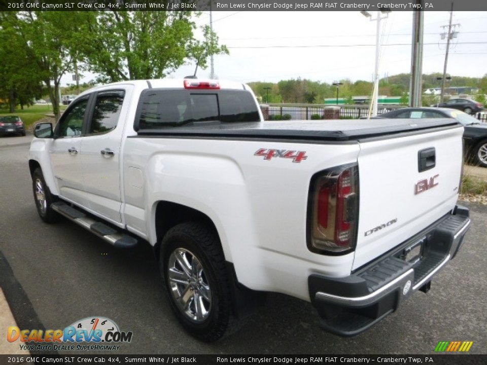 2016 GMC Canyon SLT Crew Cab 4x4 Summit White / Jet Black Photo #10