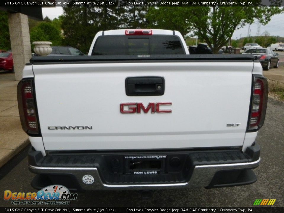 2016 GMC Canyon SLT Crew Cab 4x4 Summit White / Jet Black Photo #11