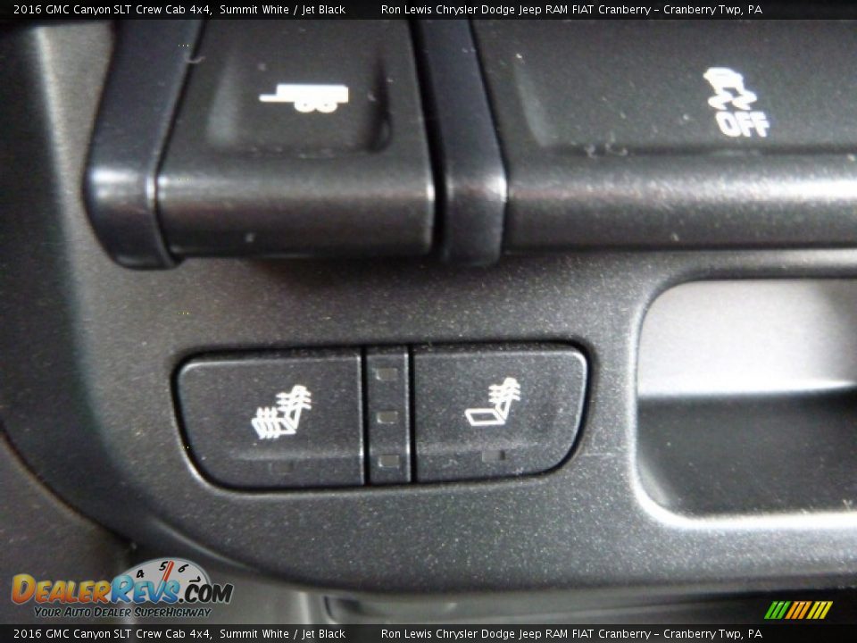 2016 GMC Canyon SLT Crew Cab 4x4 Summit White / Jet Black Photo #17