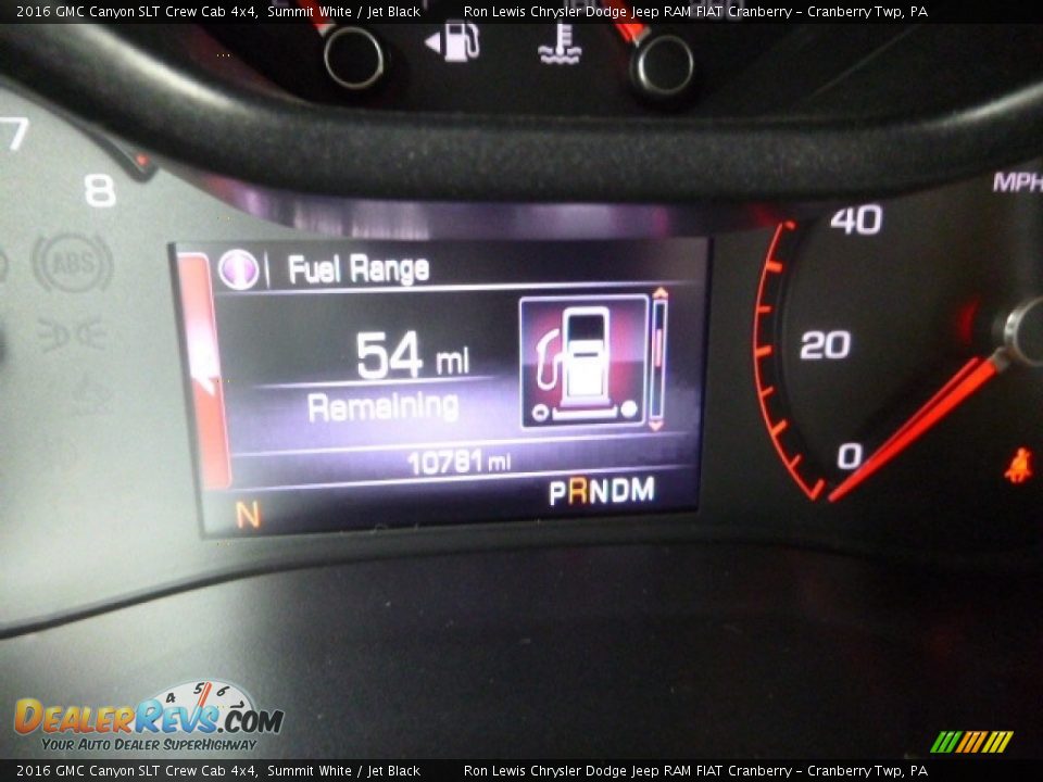 2016 GMC Canyon SLT Crew Cab 4x4 Summit White / Jet Black Photo #19