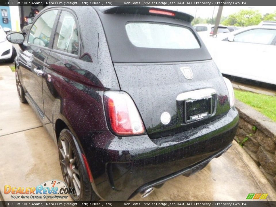 2017 Fiat 500c Abarth Nero Puro (Straight Black) / Nero (Black) Photo #3