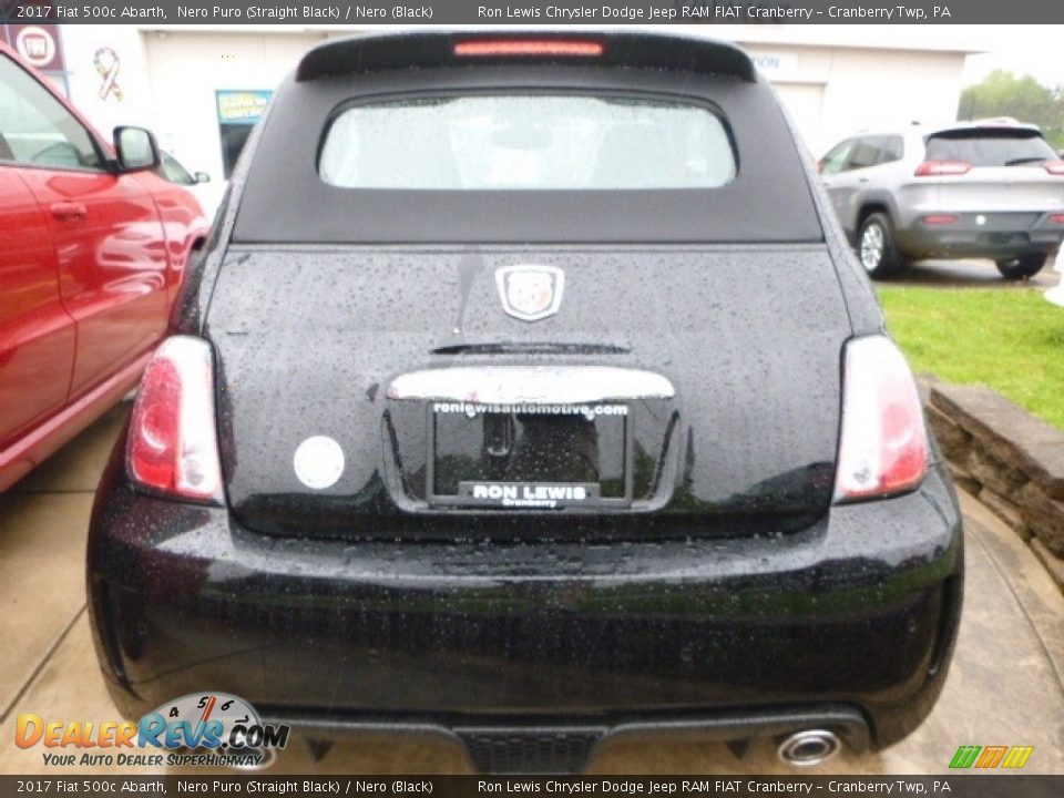 2017 Fiat 500c Abarth Nero Puro (Straight Black) / Nero (Black) Photo #4