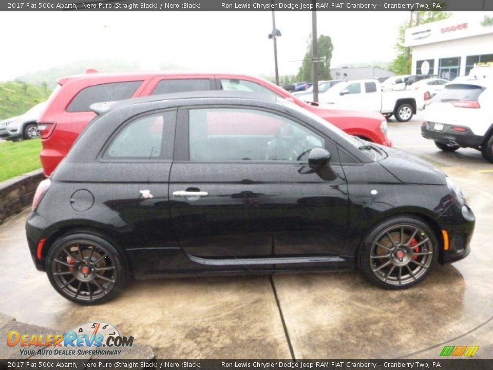 2017 Fiat 500c Abarth Nero Puro (Straight Black) / Nero (Black) Photo #6