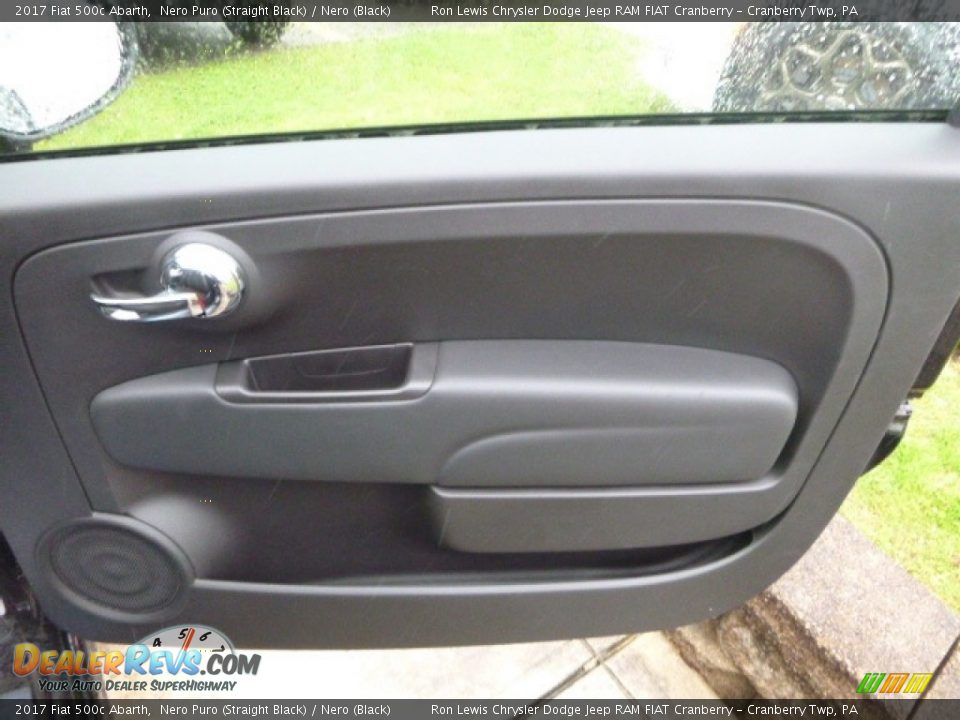 2017 Fiat 500c Abarth Nero Puro (Straight Black) / Nero (Black) Photo #7