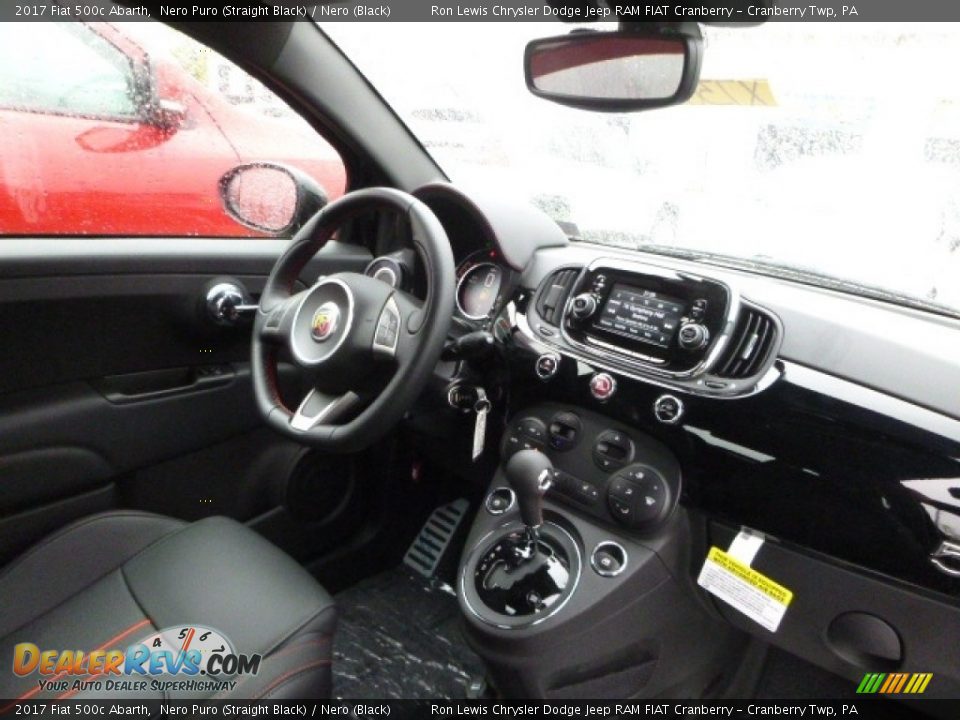 2017 Fiat 500c Abarth Nero Puro (Straight Black) / Nero (Black) Photo #10