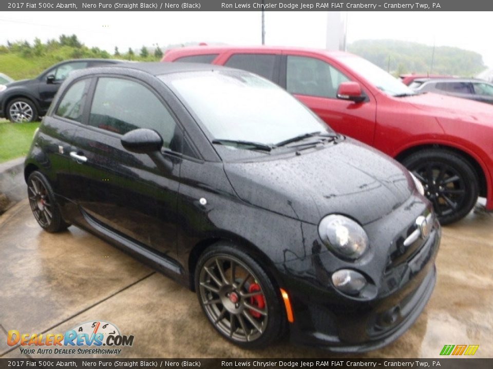 2017 Fiat 500c Abarth Nero Puro (Straight Black) / Nero (Black) Photo #11