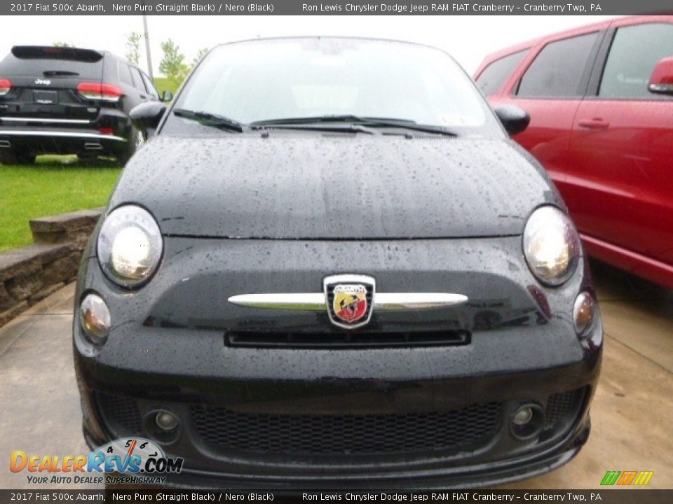 2017 Fiat 500c Abarth Nero Puro (Straight Black) / Nero (Black) Photo #12