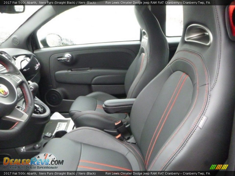 Front Seat of 2017 Fiat 500c Abarth Photo #14