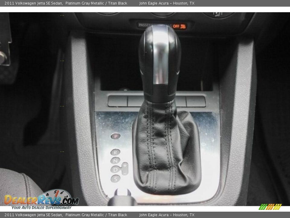 2011 Volkswagen Jetta SE Sedan Platinum Gray Metallic / Titan Black Photo #31