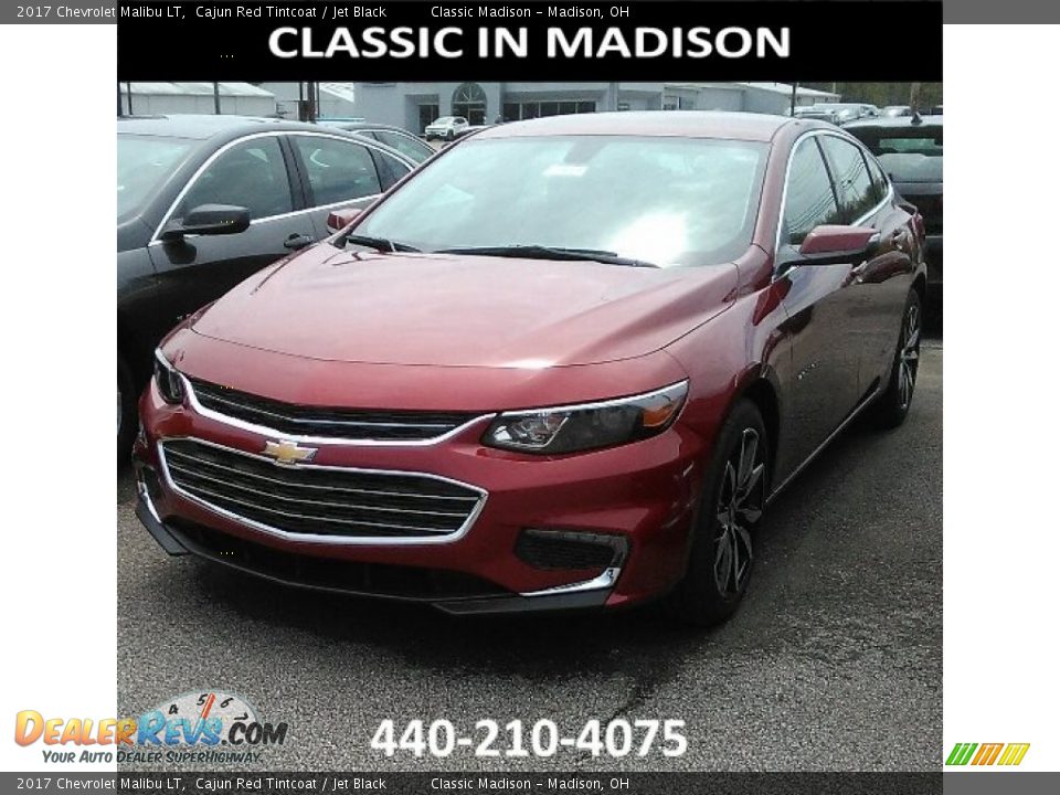 2017 Chevrolet Malibu LT Cajun Red Tintcoat / Jet Black Photo #1