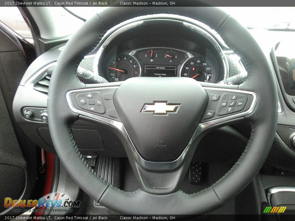 2017 Chevrolet Malibu LT Cajun Red Tintcoat / Jet Black Photo #7