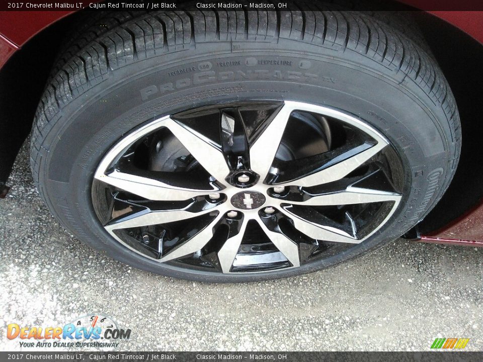 2017 Chevrolet Malibu LT Cajun Red Tintcoat / Jet Black Photo #10