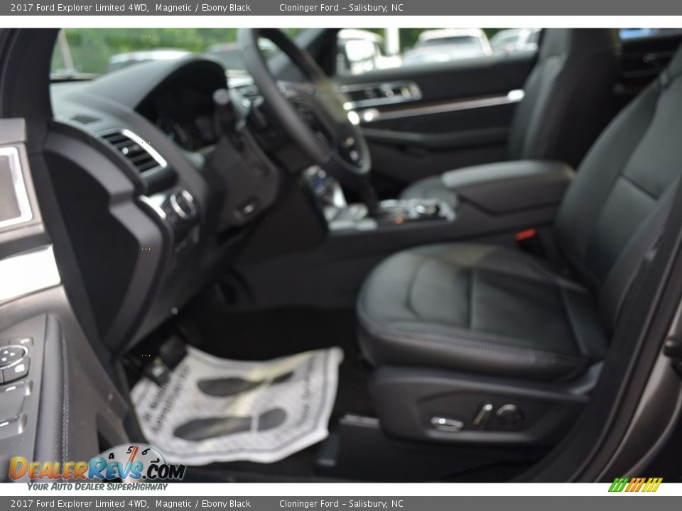 2017 Ford Explorer Limited 4WD Magnetic / Ebony Black Photo #6