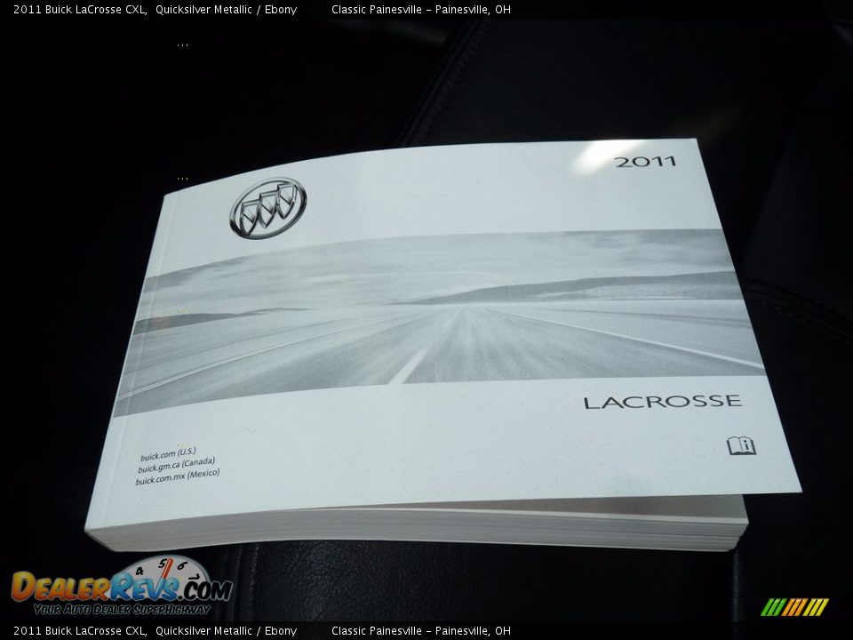 2011 Buick LaCrosse CXL Quicksilver Metallic / Ebony Photo #16