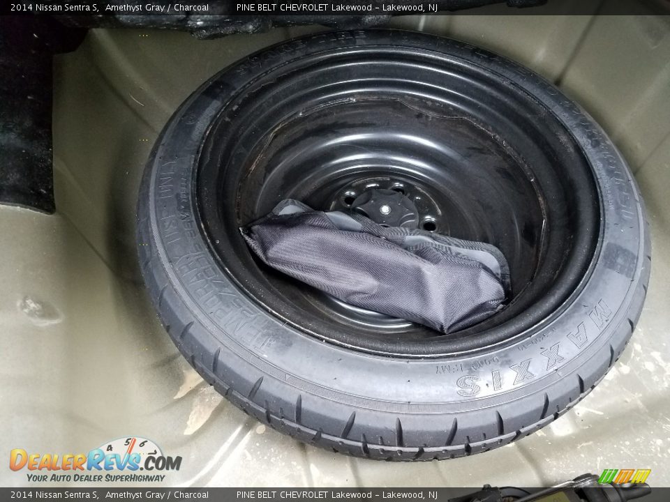 2014 Nissan Sentra S Amethyst Gray / Charcoal Photo #22