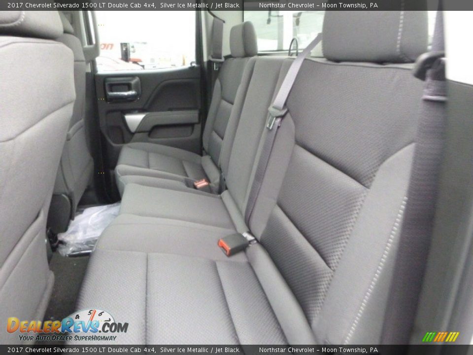 2017 Chevrolet Silverado 1500 LT Double Cab 4x4 Silver Ice Metallic / Jet Black Photo #13