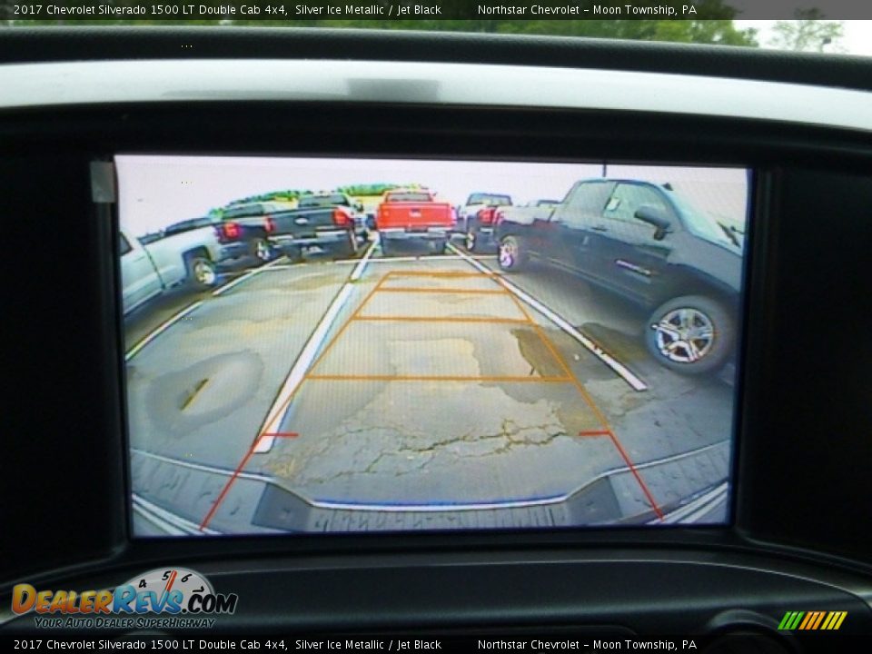 2017 Chevrolet Silverado 1500 LT Double Cab 4x4 Silver Ice Metallic / Jet Black Photo #19