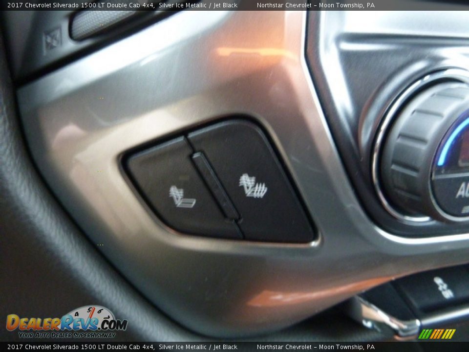 2017 Chevrolet Silverado 1500 LT Double Cab 4x4 Silver Ice Metallic / Jet Black Photo #20