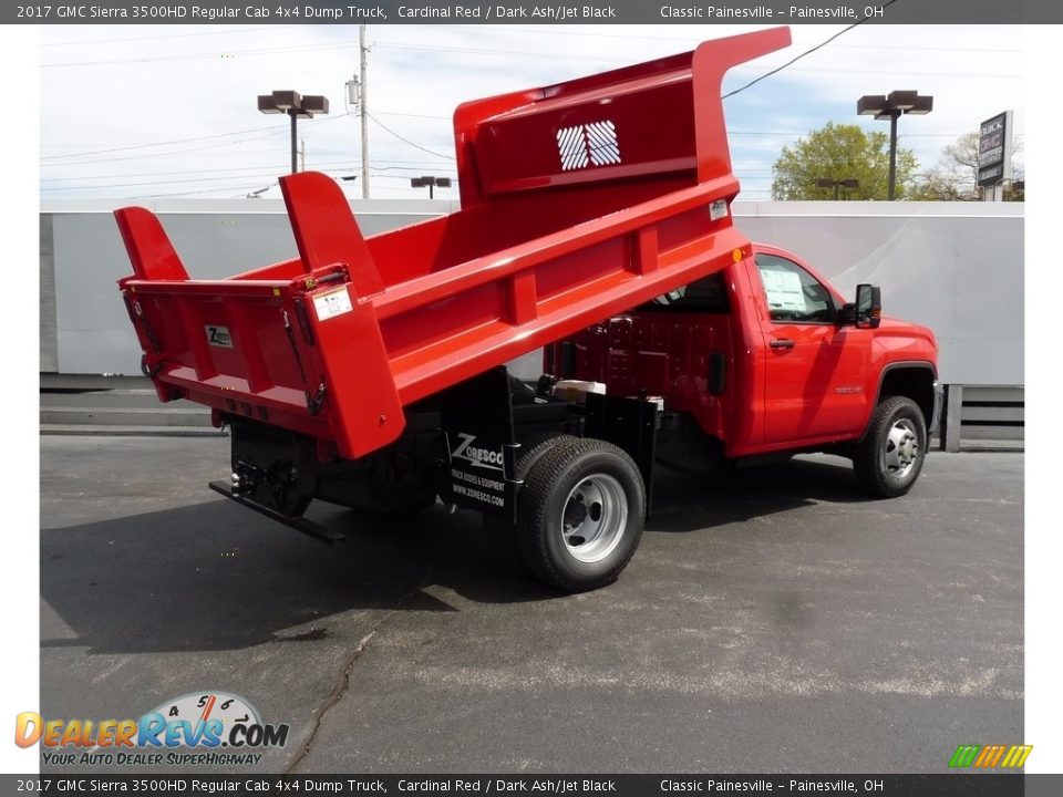 Cardinal Red 2017 GMC Sierra 3500HD Regular Cab 4x4 Dump Truck Photo #16