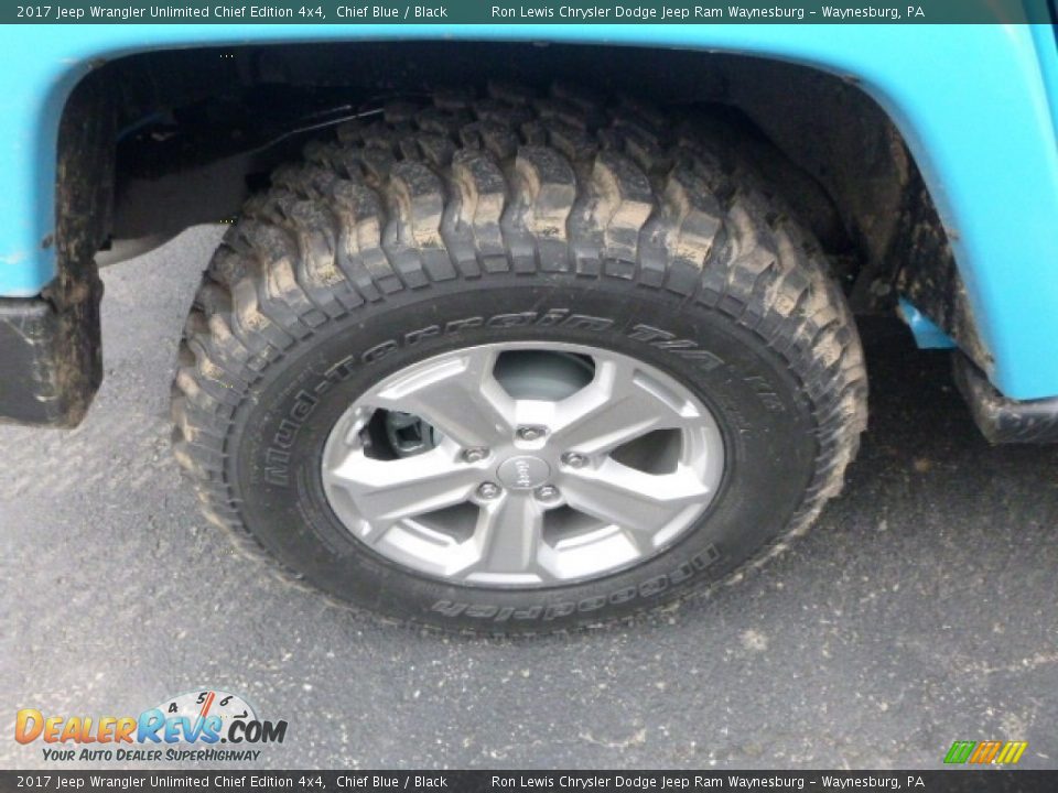 2017 Jeep Wrangler Unlimited Chief Edition 4x4 Chief Blue / Black Photo #6