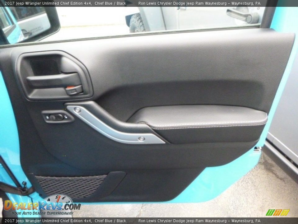 2017 Jeep Wrangler Unlimited Chief Edition 4x4 Chief Blue / Black Photo #8