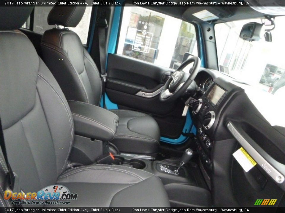 2017 Jeep Wrangler Unlimited Chief Edition 4x4 Chief Blue / Black Photo #9