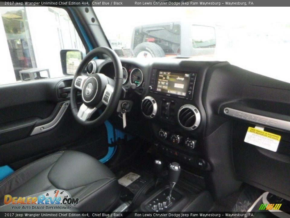 2017 Jeep Wrangler Unlimited Chief Edition 4x4 Chief Blue / Black Photo #10
