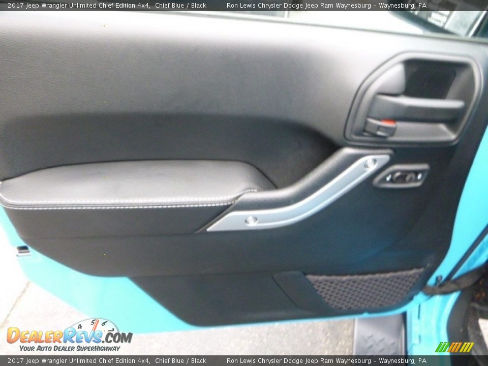 2017 Jeep Wrangler Unlimited Chief Edition 4x4 Chief Blue / Black Photo #14